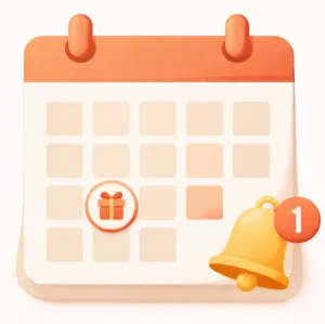 Events illustration - Birthday and event reminders with RSVP tracking